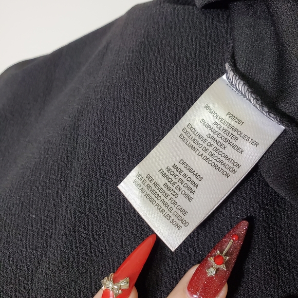 Mini Dress Almost Famous Backless Cutout Fitted Spaghetti Strap Black Dress NWOT - Picture 15 of 16